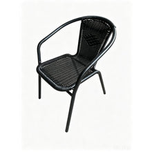 Juego de Terraza Rattan Bari, Color Negro