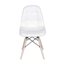 Silla Botones Eames Acolchada - Blanca