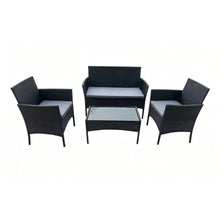 Sala de Terraza Mime, Negro y Gris