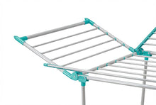 Tendedero de Piso Drymax, Gris y Azul, Plegable y Extendible
