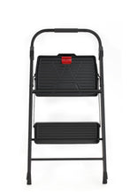 Escalera Tubular Andes, Negro, Plagable de 2 niveles