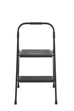Escalera Tubular Andes, Negro, Plagable de 2 niveles