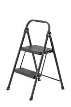 Escalera Tubular Andes, Negro, Plagable de 2 niveles