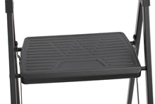 Escalera Tubular Alba, Negro, Plagable de 3 niveles
