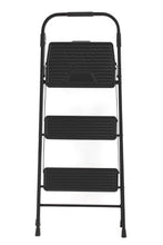 Escalera Tubular Alba, Negro, Plagable de 3 niveles