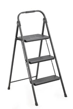 Escalera Tubular Alba, Negro, Plagable de 3 niveles
