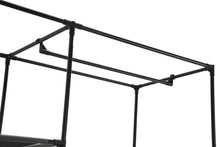 Closet Organizador Dono, Negro,  con variedad de entrepaños en tela
