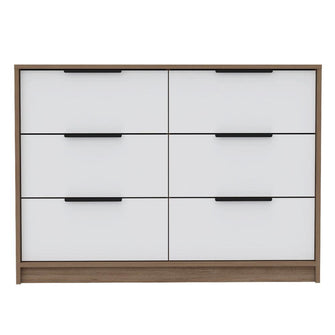 Organizador Wesley, Miel y Blanco, con 4 Cajones X2