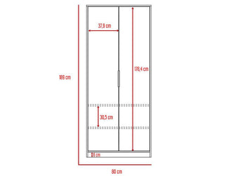 Combo para Habitación Palaos, Incluye Closet y Organizador