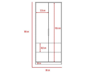 Combo para Habitación Palaos, Incluye Closet y Organizador