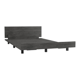 Combo Para Habitación Gema, Incluye Cama - Colchón - Organizador - Mesa de Noche y Espejo