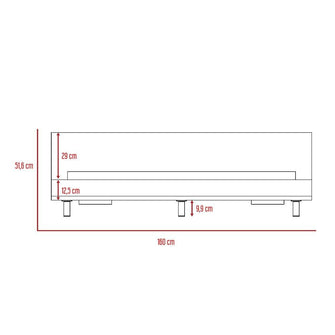 Combo para Habitación Rayco, Incluye Cama y Mesa de Noche