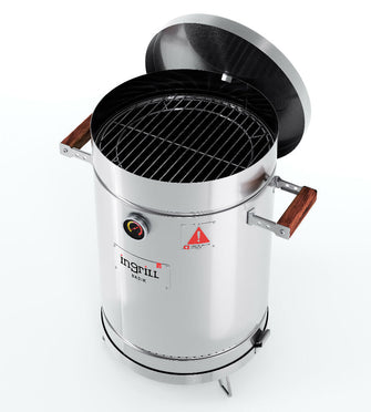 Ahumador y Barril Asador Pequeño Basik 15 libras