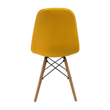Silla Botones Eames Acolchada - Amarilla