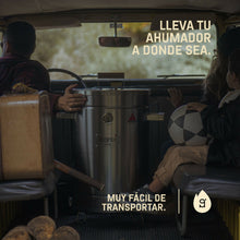 Ahumador y Barril Asador Grande Basik 45 Libras