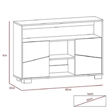 Combo para Sala Yanik, Incluye Mesa Para Tv,Bar, Mesa Auxiliar y Mesa de Centro
