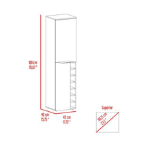 Mueble Multiusos Yeko, Wengue, con 2 Puertas y Amplio Espacio de Almacenamiento