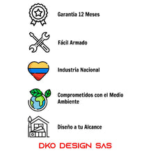 Mesa Auxiliar (40X40X40) Blanca Pata Cuadrada