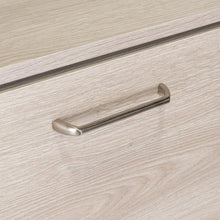 Zapatero Seúl, Humo y Blanco Nevado, con Tres Puertas Abatibles con Manijas Metálicas