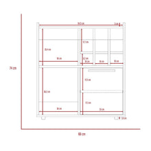 Bar Zenas, Chocolate y Wengue, Para Almacenar Botellas y Espacio Superior Para Ubicar Objetos Decorativos