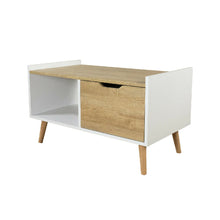 Mesa De Centro Con Puerta Dreams 40x80x45cm Bco-Vienes