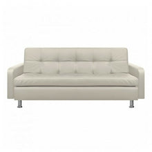 Sofa Cama Sofhie Cuero Sintetico, Color Beige