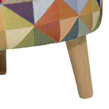 Combo de Entretenimiento Mesa TV Eco Plus (50x150x30) Blanco Fresno + Puff Redondo Colors