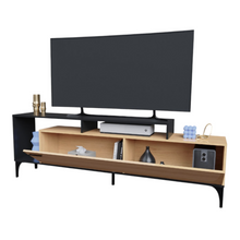 Mesa TV hasta 65" Live (58X180X30cm) Fresno-Negro