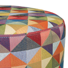 Combo de Entretenimiento Mesa TV Eco Plus (50x150x30) Blanco Fresno + Puff Redondo Colors