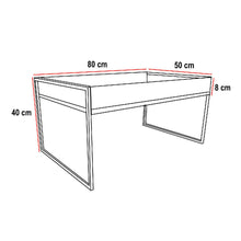 Mesa De Centro Rectangular New (40x50x80) Amaretto