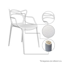 Kit por 4 Silla Solna Para Sala Comedor Jardín - Blanca