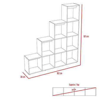 Combo para Habitación Lucania, Incluye Closet y Biblioteca