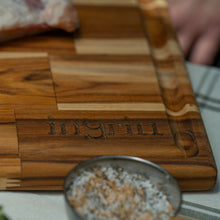 Tabla Parrillera en madera Teca