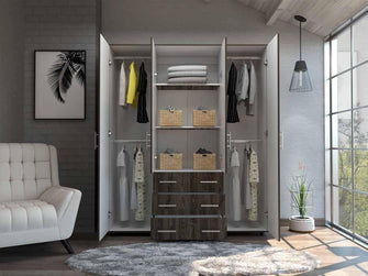 Combo para Habitación Hemera, Incluye Closet y Escritorio
