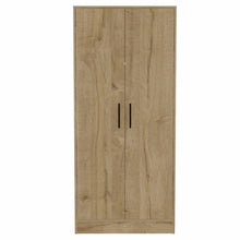 Closet Omaira, Café Claro y Blanco, con Entrepaños y  Amplios Cajones