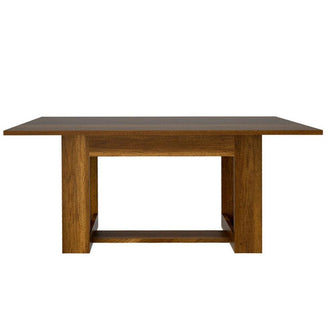 Comedor Volder, Cobre y Wengue, Incluye Cuatro Sillas Negras