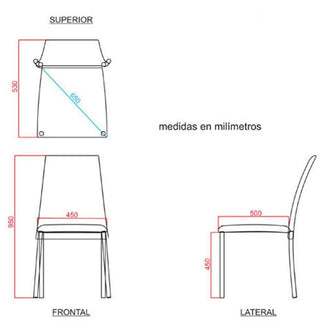 Combo Comedor Volder, Cobre y Wengue, Incluye Cuatro Sillas Negras