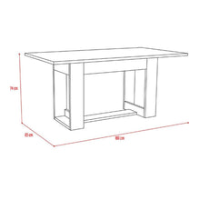 Combo Comedor Volder, Cobre y Wengue, Incluye Cuatro Sillas Negras