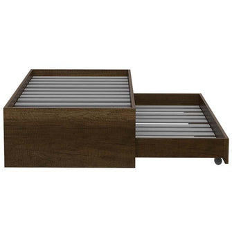 Cama Nido Infantil Ginebra, Cobre, con Tarima Inferior y Rodachines Para Su Fácil Desplazamiento