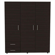 Closet Light, Wengue, con Dos Cajones Organizadores y Entrepaño Diseñado Para Los Zapatos