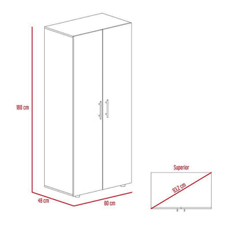 Combo Para Habitación Imperia, Incluye Biblioteca y Closet