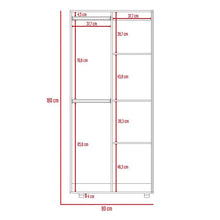Combo Multifuncional Pirineo, Incluye Mesa Para Tv y Closet
