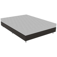 Base Cama Doble Confort, Wengue, Incluye Tendido de Tablas Ideal