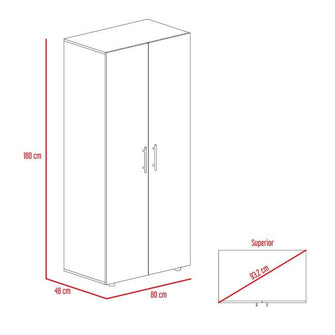 Combo para Habitación Raichel, Incluye Panel de Tv y Closet