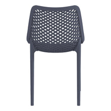 Silla Miame, Gris Oscuro, con Espaldar y Reposa Brazos