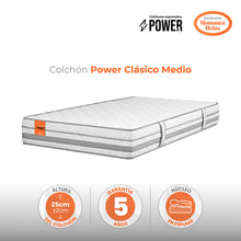Colchón Power Clasico Medio 120X190X025, Semidoble