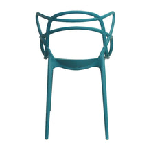 Kit por 4 Silla Solna Tipo Master Jardín-Azul Petroleo