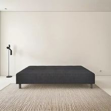 Sofá Cama Mauro Tela, Color Gris Oscuro
