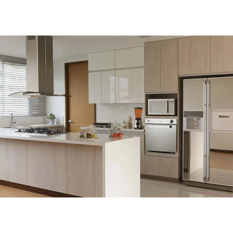 Campana Isla Inox 90 cm 4 velocidades Haceb