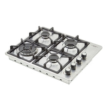 Estufa de empotrar Tandoori Inox 60X51 cm Fogón Dual gas natural Haceb